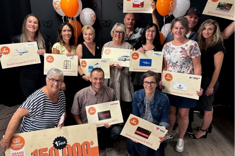 Fondation du CHUS : une résidente de Coaticook remporte 150 000 $